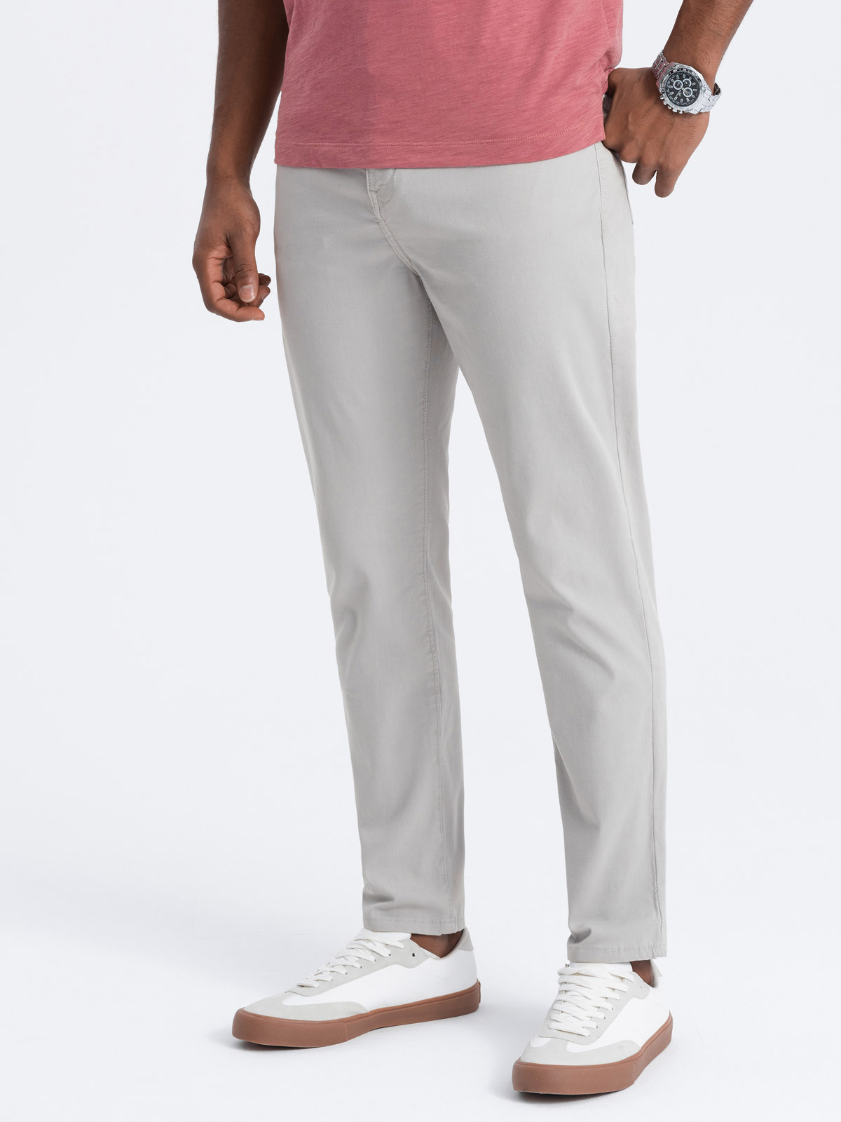 Meeste puuvillased chino-püksid Ombre Clothing - Image 3