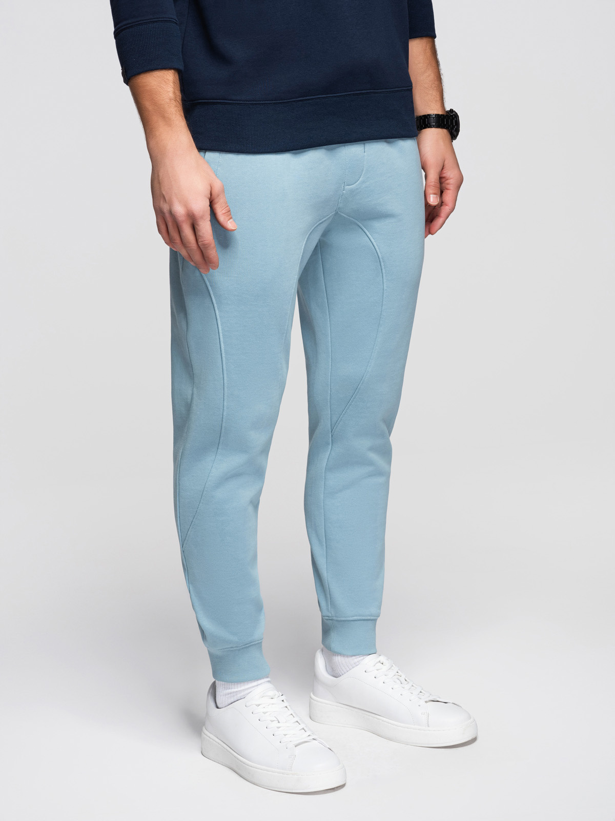 Ombre meeste puuvillased dressipüksid - Image 56