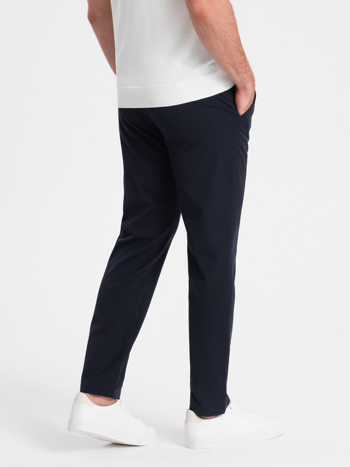 elegantsed klassikalise lõikega meeste chino püksid - helehall v1 om-pacp-0191 - Image 30
