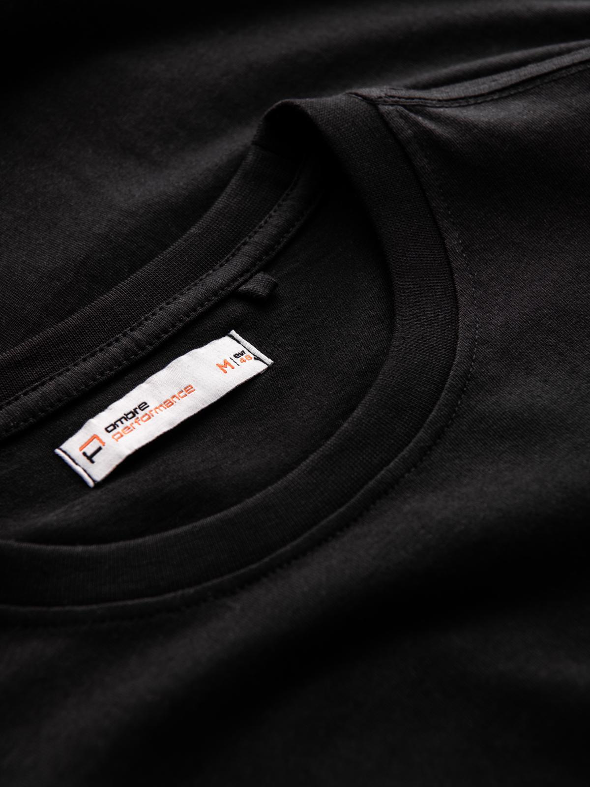 Meeste puuvillane T-särk kontrastse geomeetrilise trükiga Ombre Clothing - Image 6