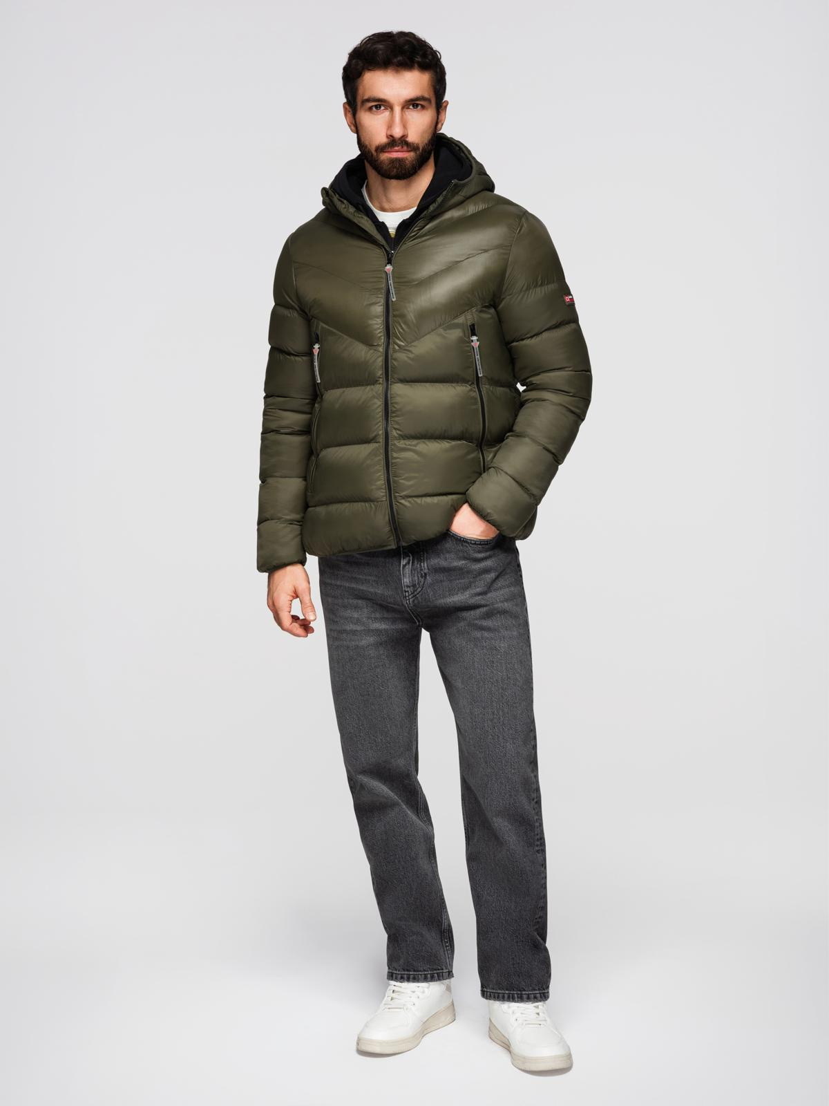 Meeste tepitud kapuutsiga talvejope Ombre Clothing - Image 3