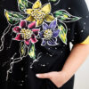 Kesi naiste pluss-suuruses tuunika lillemustriga - Thumbnail Image 11