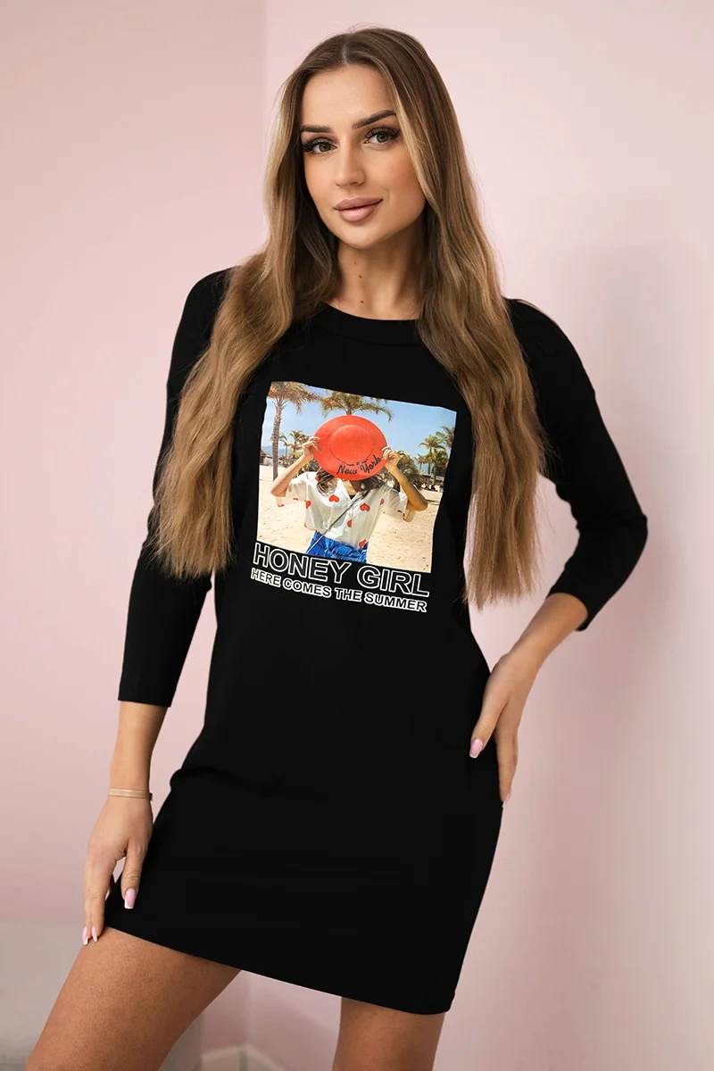 Kesi naiste trükipildiga kleit - Image 1