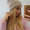 Kootud naiste talvemüts fliisvoodriga Kesi - Thumbnail Image 4