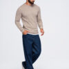 Meeste puuvillane ümara kaelusega kampsun Ombre Clothing - Thumbnail Image 29
