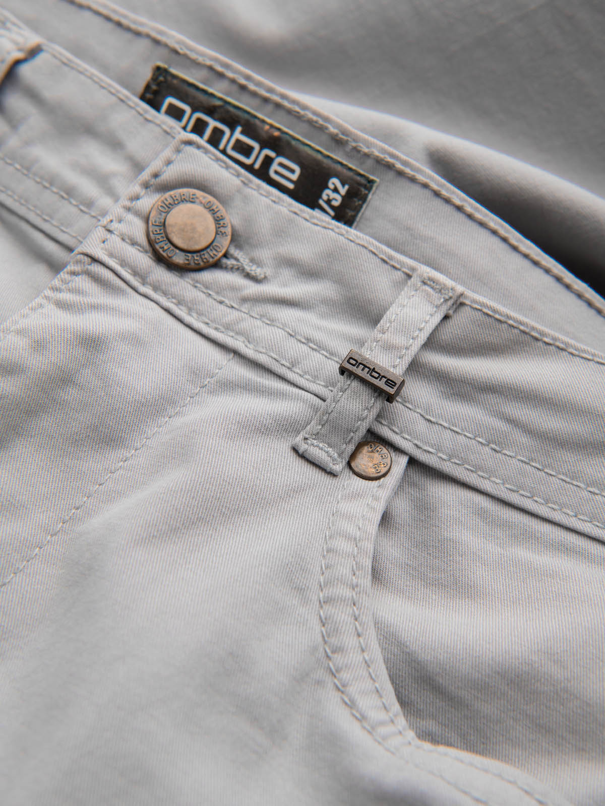 Meeste puuvillased chino-püksid Ombre Clothing - Image 5