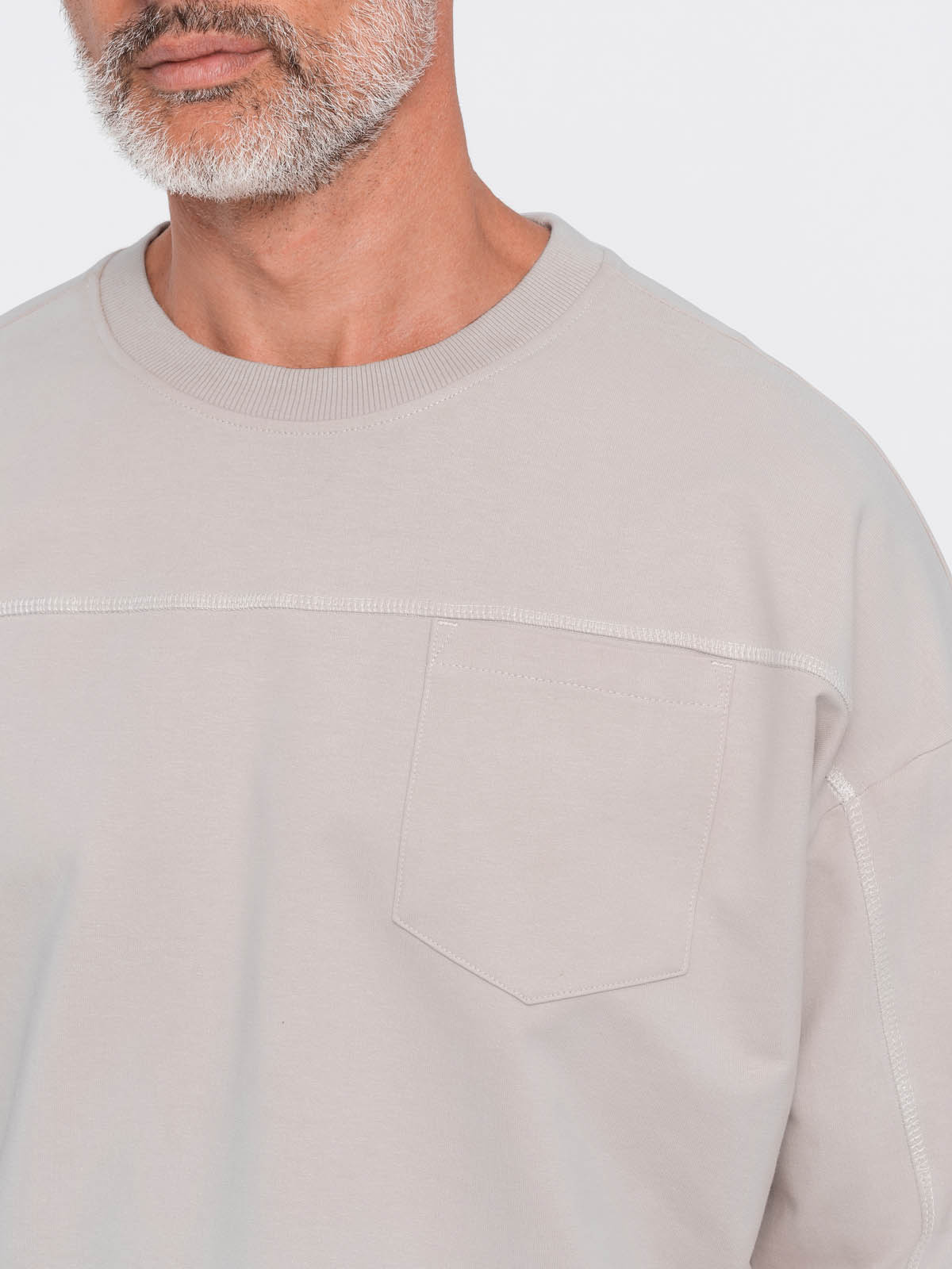 Meeste puuvillane dressipluus rinnataskuga Ombre Clothing - Image 2