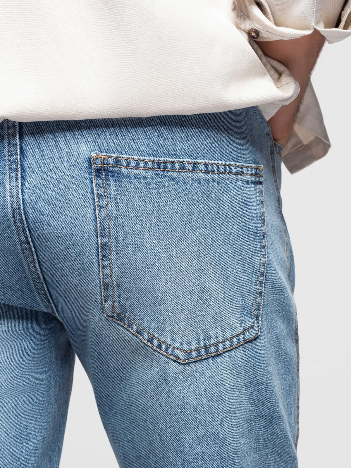 Meeste teksapüksid Ombre Clothing rebitud detailidega - Image 5