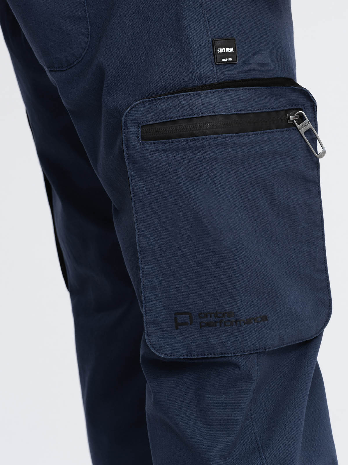 Meeste cargo-stiilis dressipüksid Ombre Clothing - Image 7