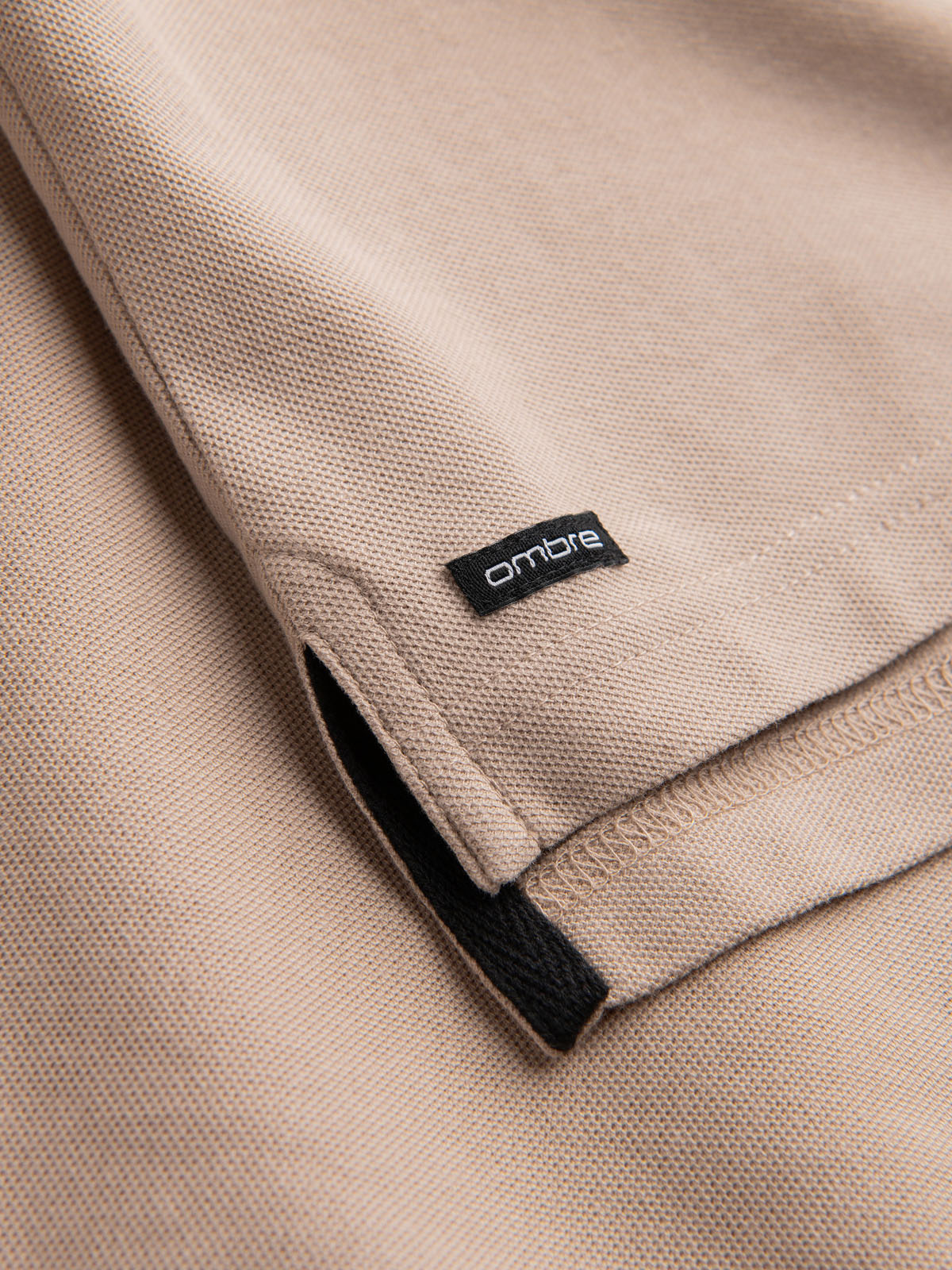 Meeste püstkrae ja nööpidega polosärk Ombre Clothing - Image 97