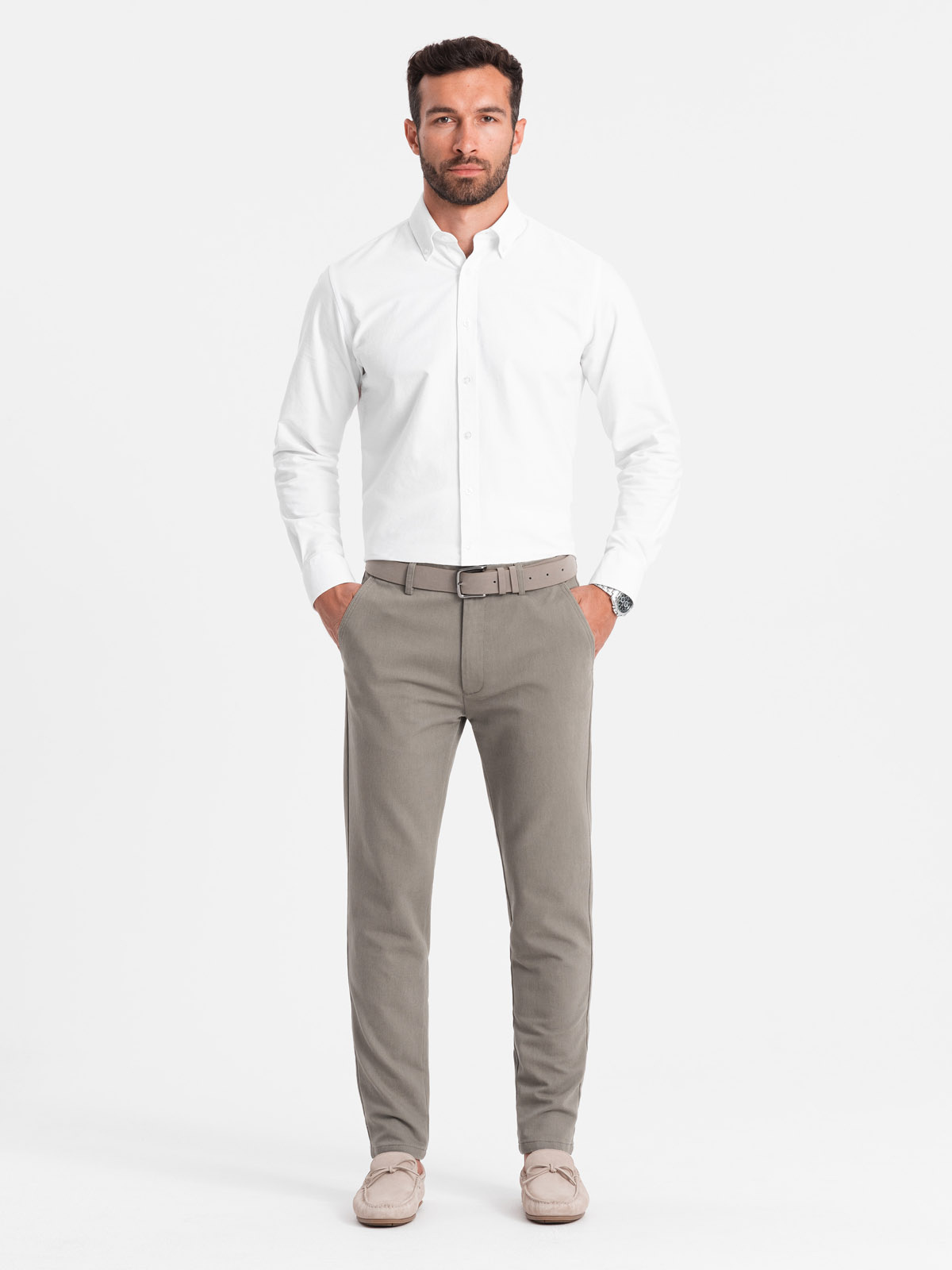 Klassikalised meeste chinopüksid Ombre Clothing - Image 3