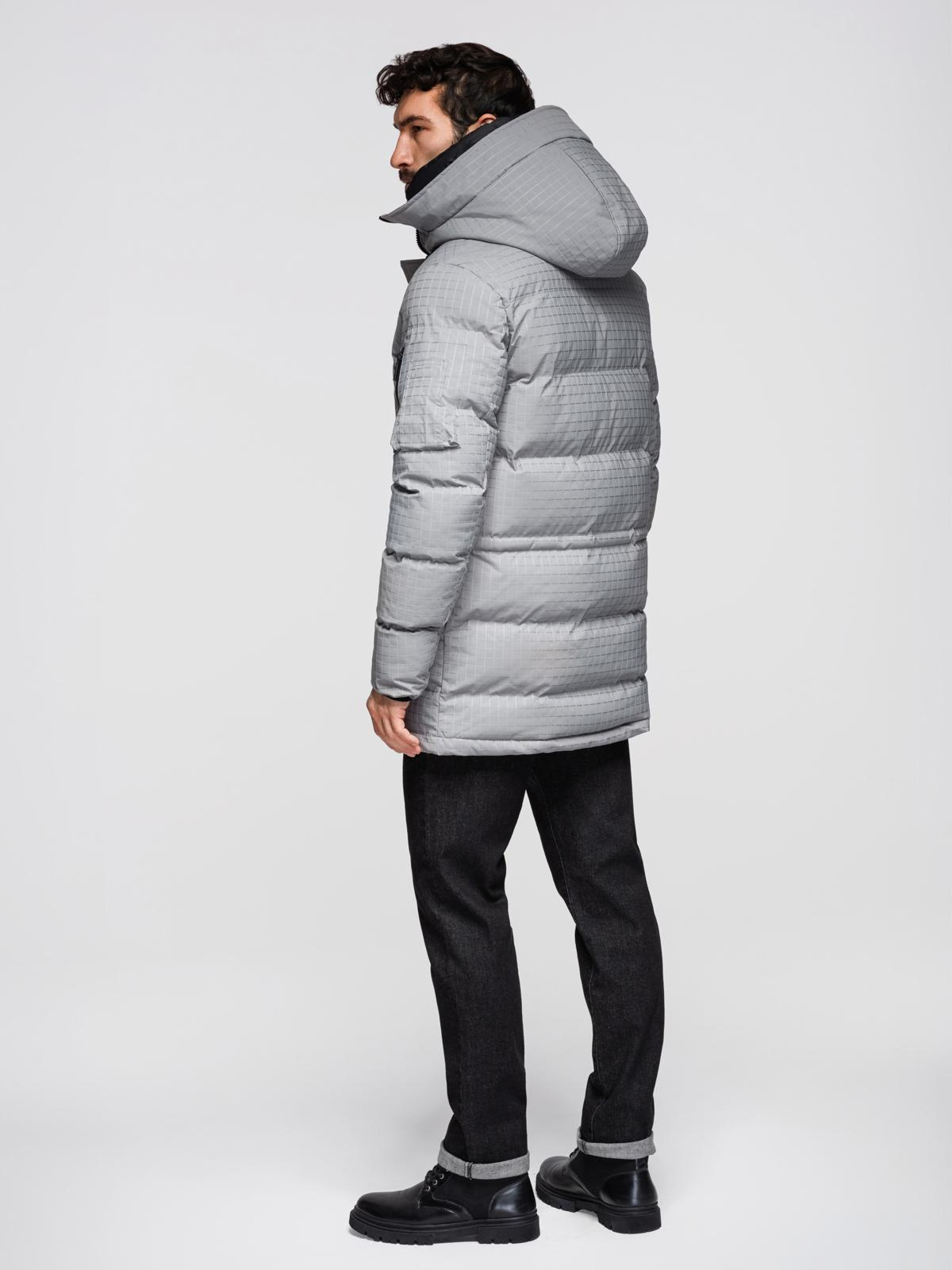 Meeste tepitud kapuutsiga jope Ombre Clothing - Image 16