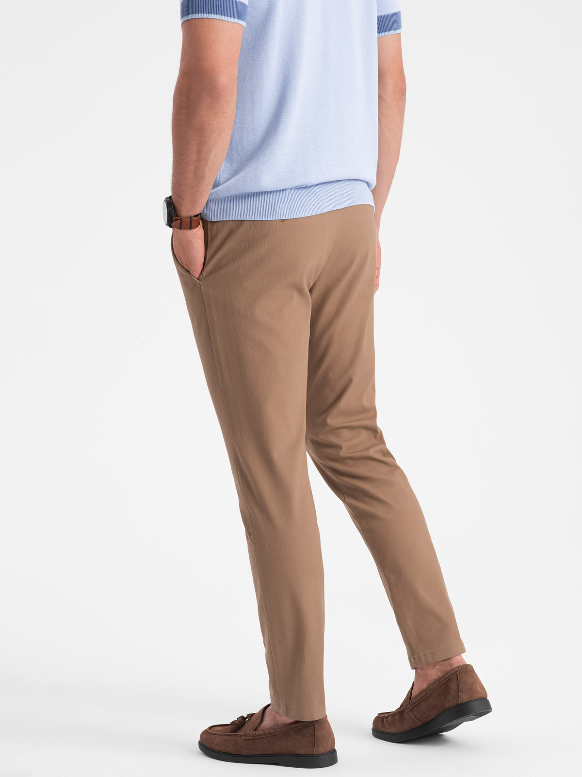 Meeste slim fit chino-püksid Ombre Clothing - Image 11