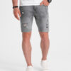 Meeste lühikesed teksapüksid Ombre Clothing - Thumbnail Image 8