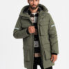 Ombre Clothing meeste kapuutsiga talvejope - Thumbnail Image 44