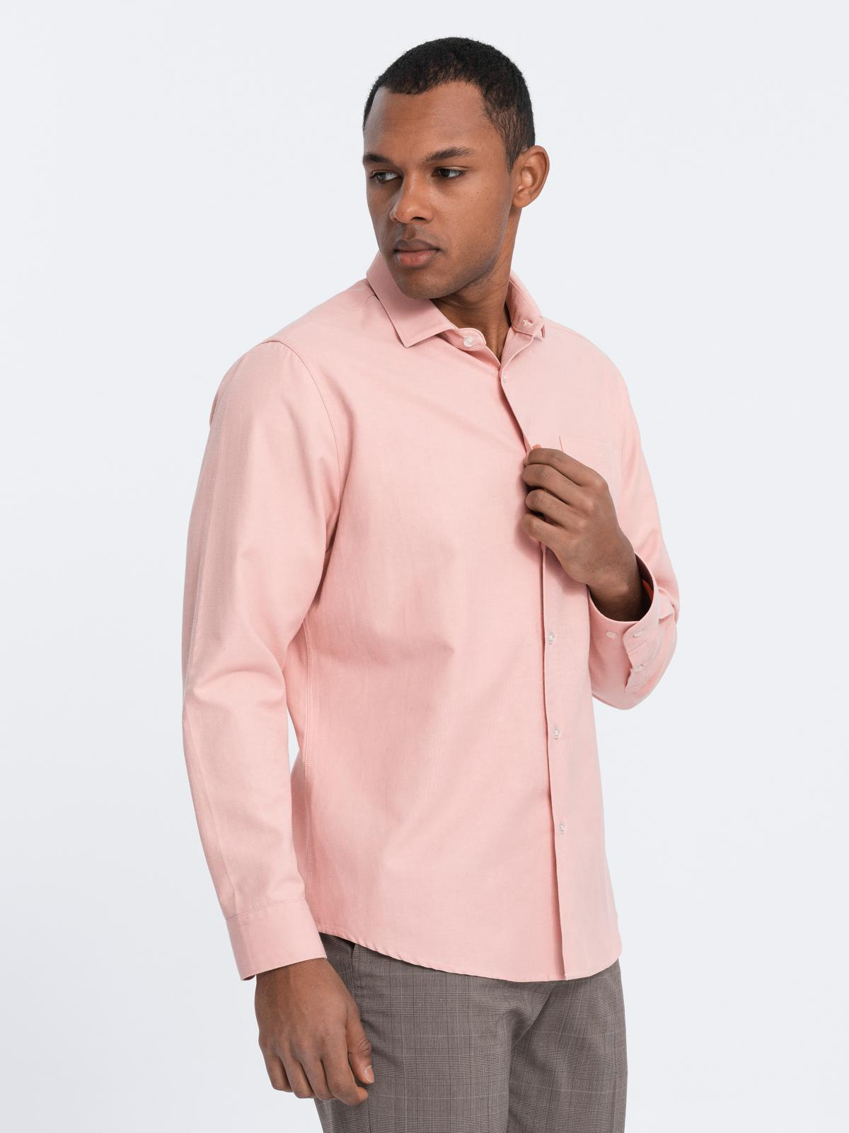 Meeste rinnataskuga triiksärk Ombre Clothing Regular Fit - Image 21
