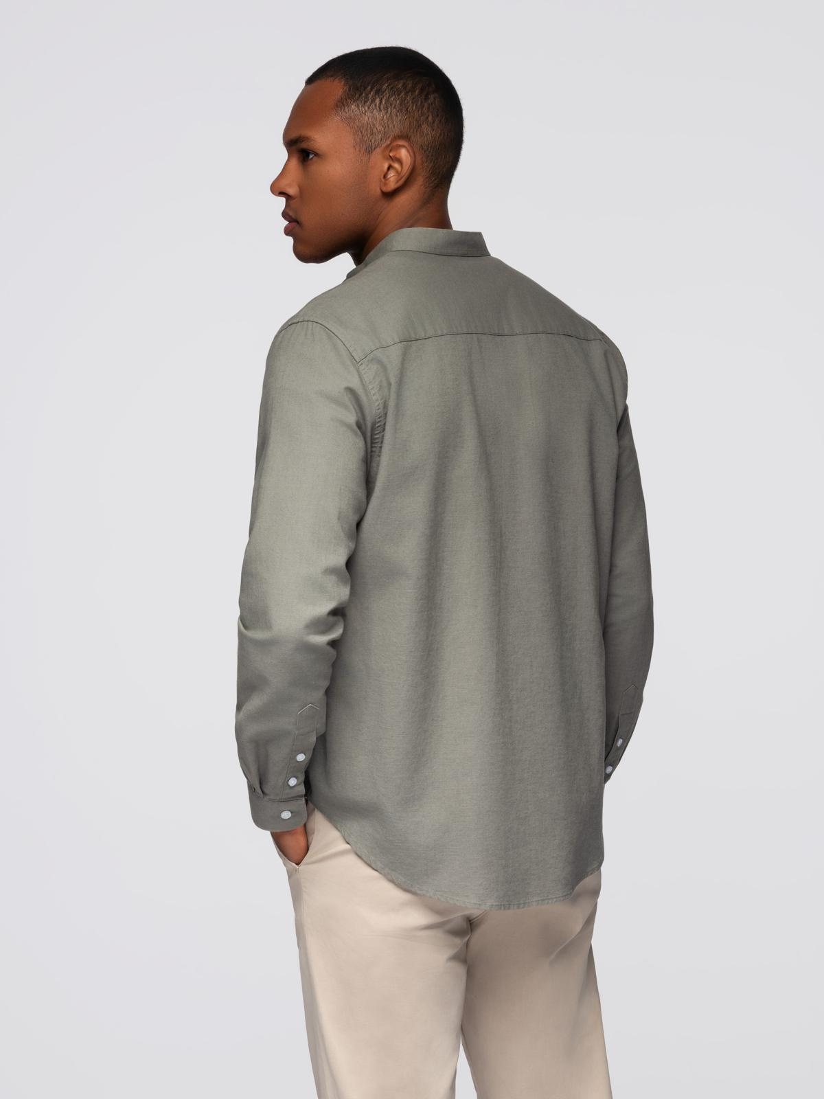 Meeste püstkraega pikkade varrukatega triiksärk Ombre Clothing - Image 26