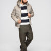 Meeste tepitud jope Ombre Clothing kapuutsiga - Thumbnail Image 4