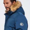 Ombre Clothing pikendatud tegumoega meeste talveparka kapuutsiga - Thumbnail Image 30
