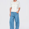 Ombre Clothing nööpidega lühikeste varrukatega naiste pluus - Thumbnail Image 7