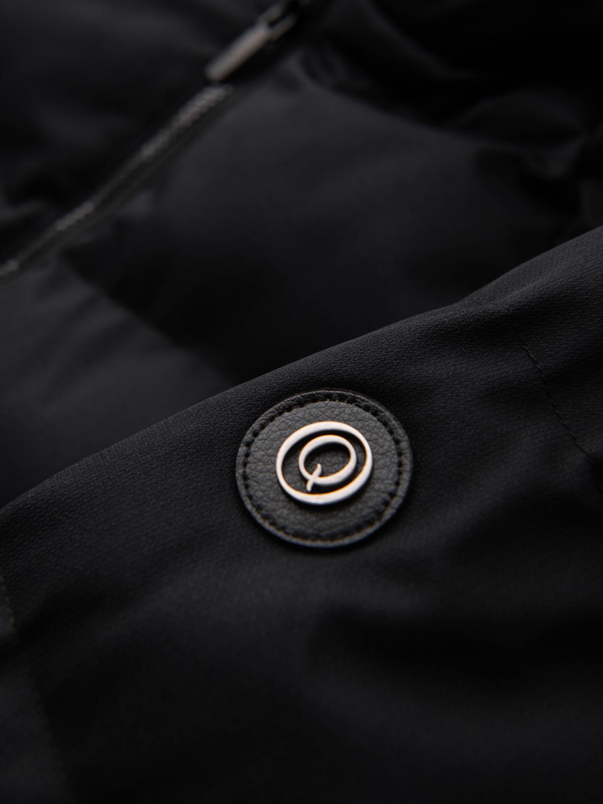 Ombre Clothing meeste kapuutsiga tepitud pikem jope - Image 9