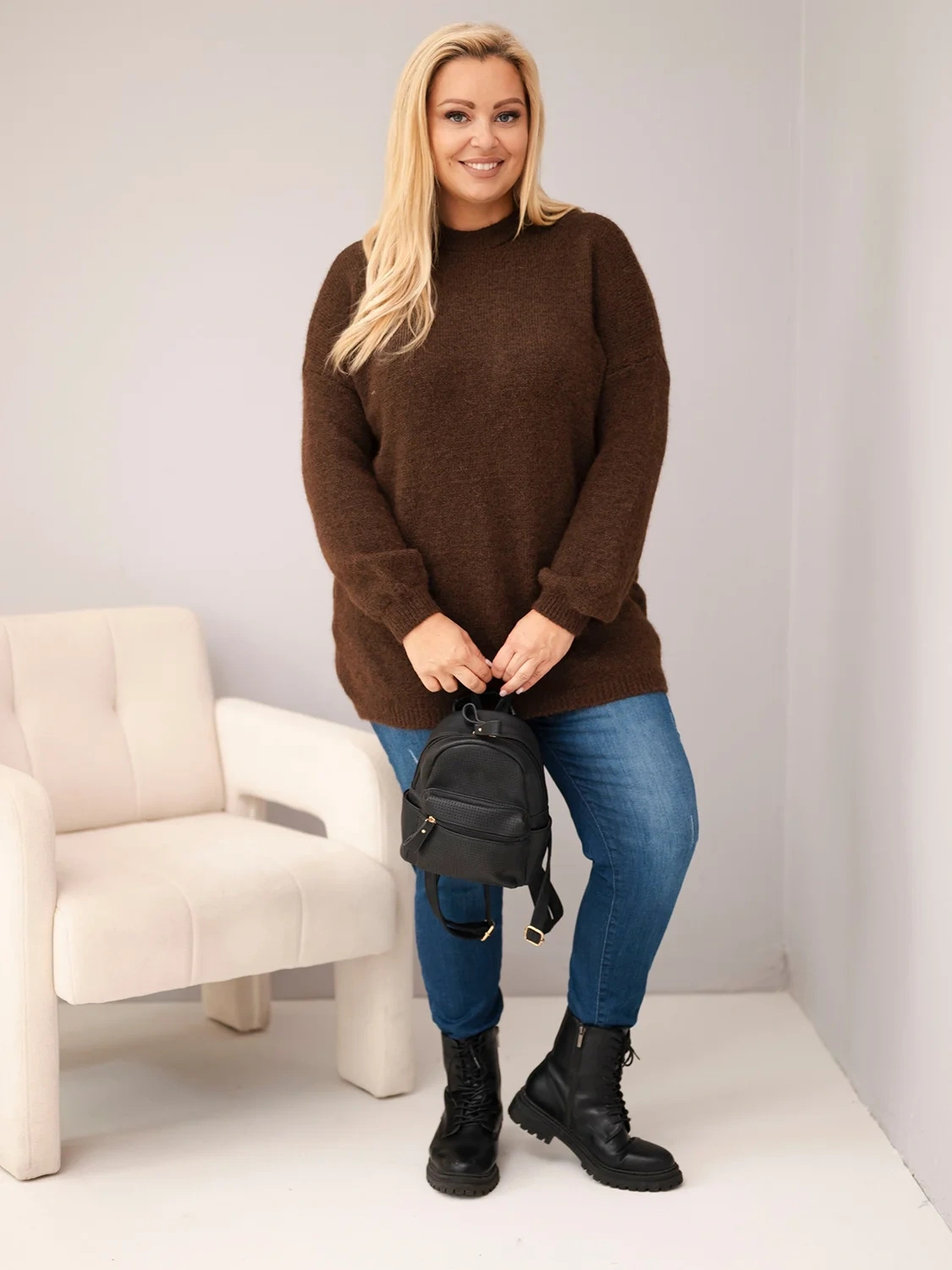 Avara lõikega naiste kampsun Kesi Plus Size - Image 50