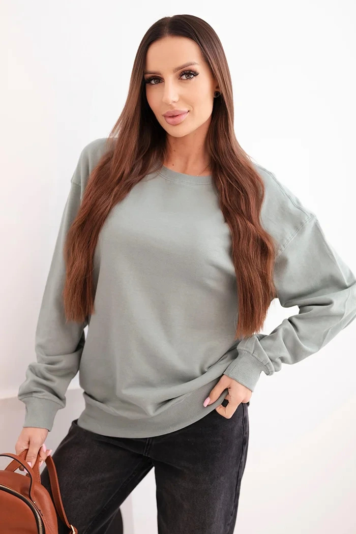 Kesi naiste puuvillane oversized dressipluus - Image 107