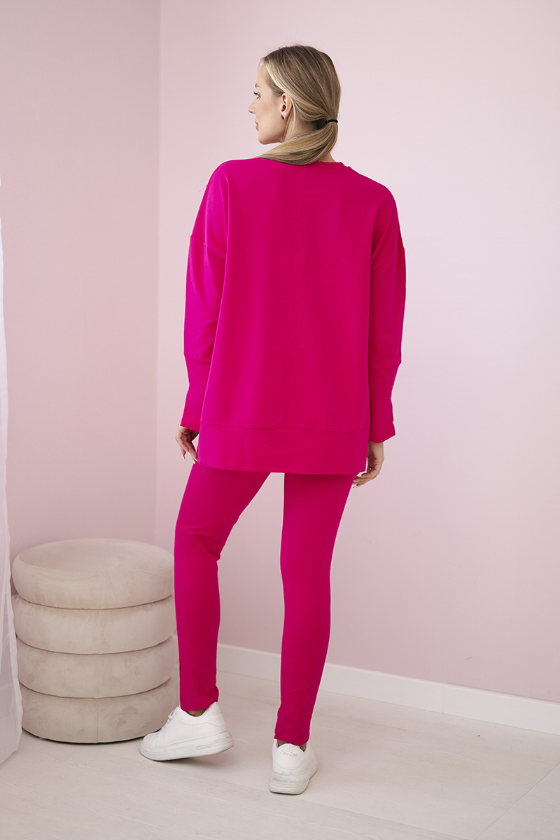 Naiste vabaajakomplekt oversize pluusi ja pükstega - Image 3