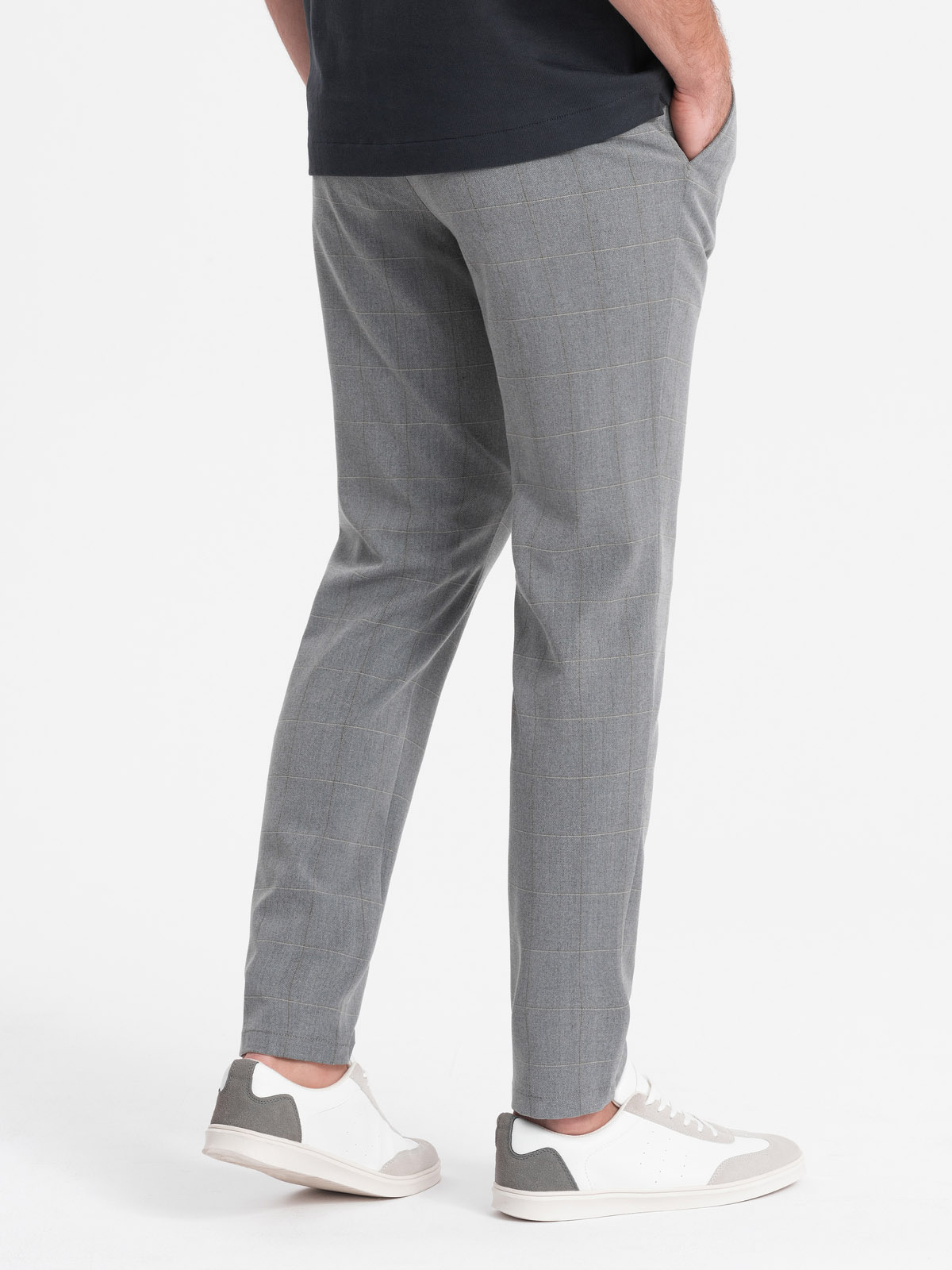 Ombre Clothing meeste ruudulised viigipüksid - Image 28
