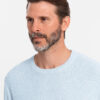 Ombre Clothing meeste kootud kampsun ümara kaelusega - Thumbnail Image 2