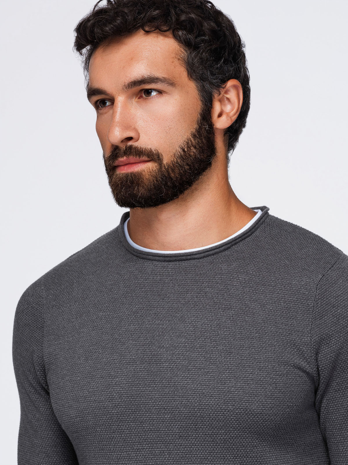 Meeste puuvillane ümara kaelusega kampsun Ombre Clothing - Image 9