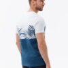 Meeste puuvillane T-särk palmilehtede mustriga Ombre Clothing - Thumbnail Image 5