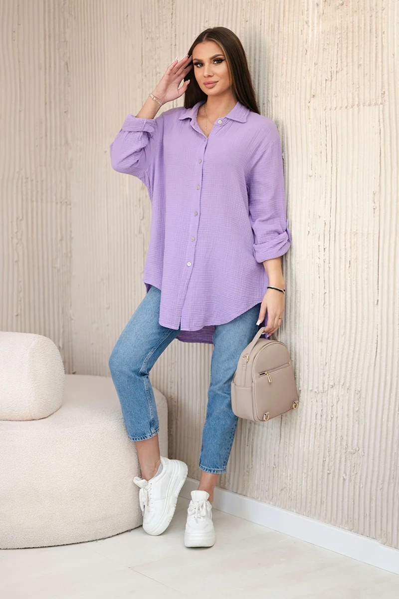 Naiste puuvillane musliinsärk Kesi, oversize-lõikega - Image 49