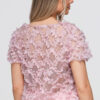 Naiste lühike pluus 3D lilleaplikatsioonidega Ombre Clothing - Thumbnail Image 3