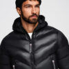 Meeste kapuutsiga tepitud pikem jope Ombre Clothing - Thumbnail Image 28