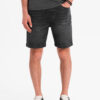 Ombre Clothing meeste teksalühikesed püksid nööriga vöökohaga - Thumbnail Image 34