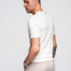 Meeste kootud triibuline polosärk Ombre Clothing - Thumbnail Image 23