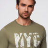 Ombre Clothing meeste pikkade käistega T-särk trükisega - Thumbnail Image 10