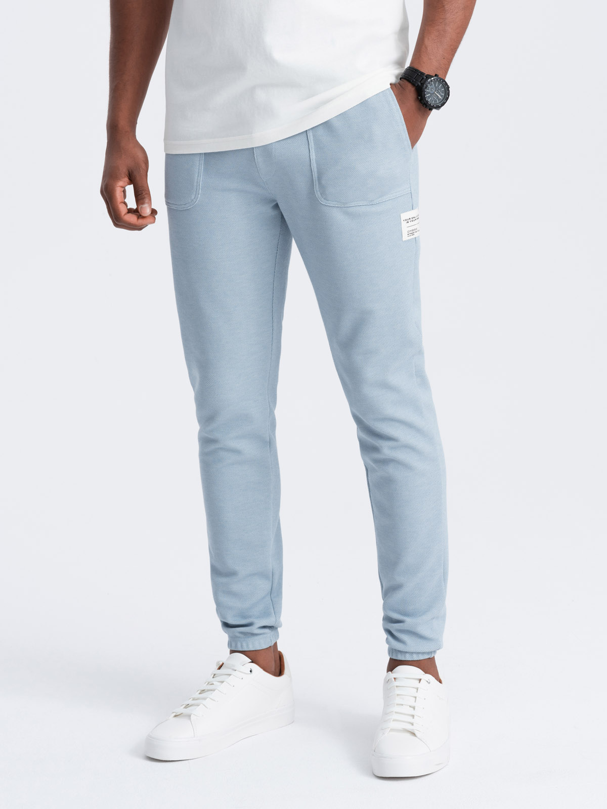Meeste struktuurse koega dressipüksid Ombre Clothing - Image 20