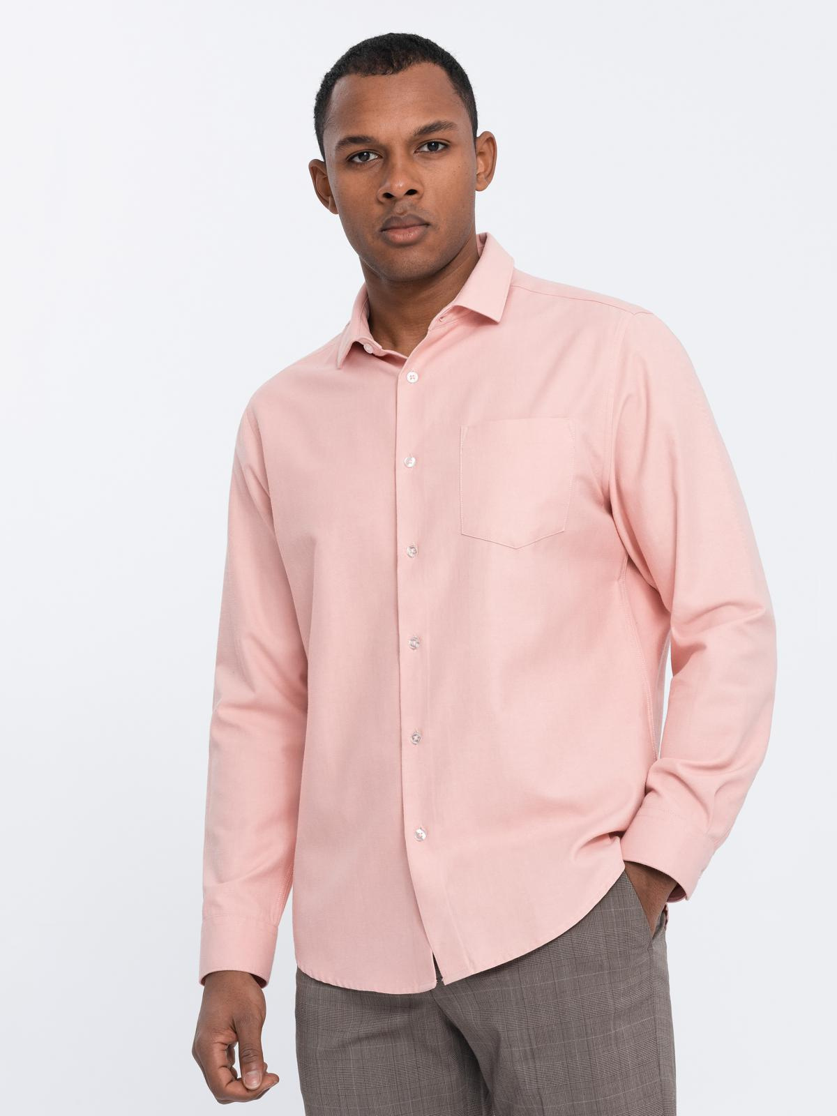 Meeste rinnataskuga triiksärk Ombre Clothing Regular Fit - Image 20