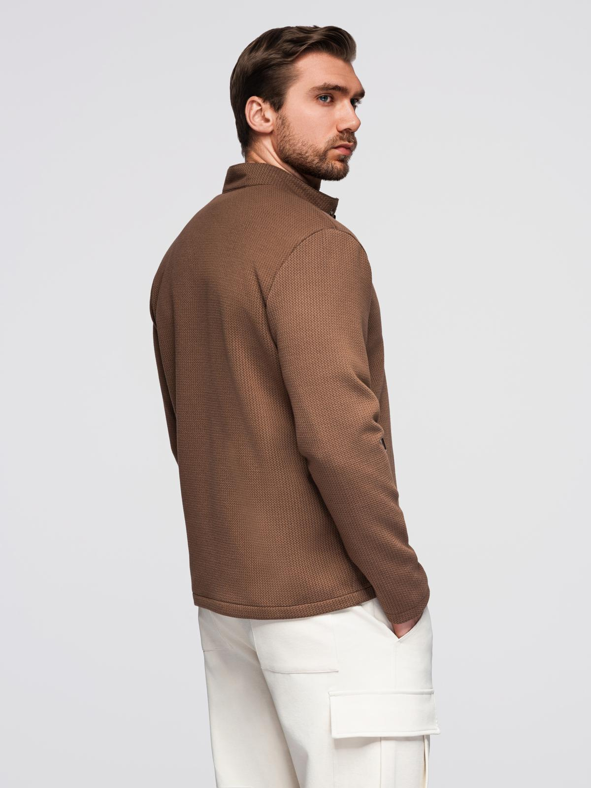 Meeste tõmblukuga püstkraega jakk Ombre Clothing - Image 16