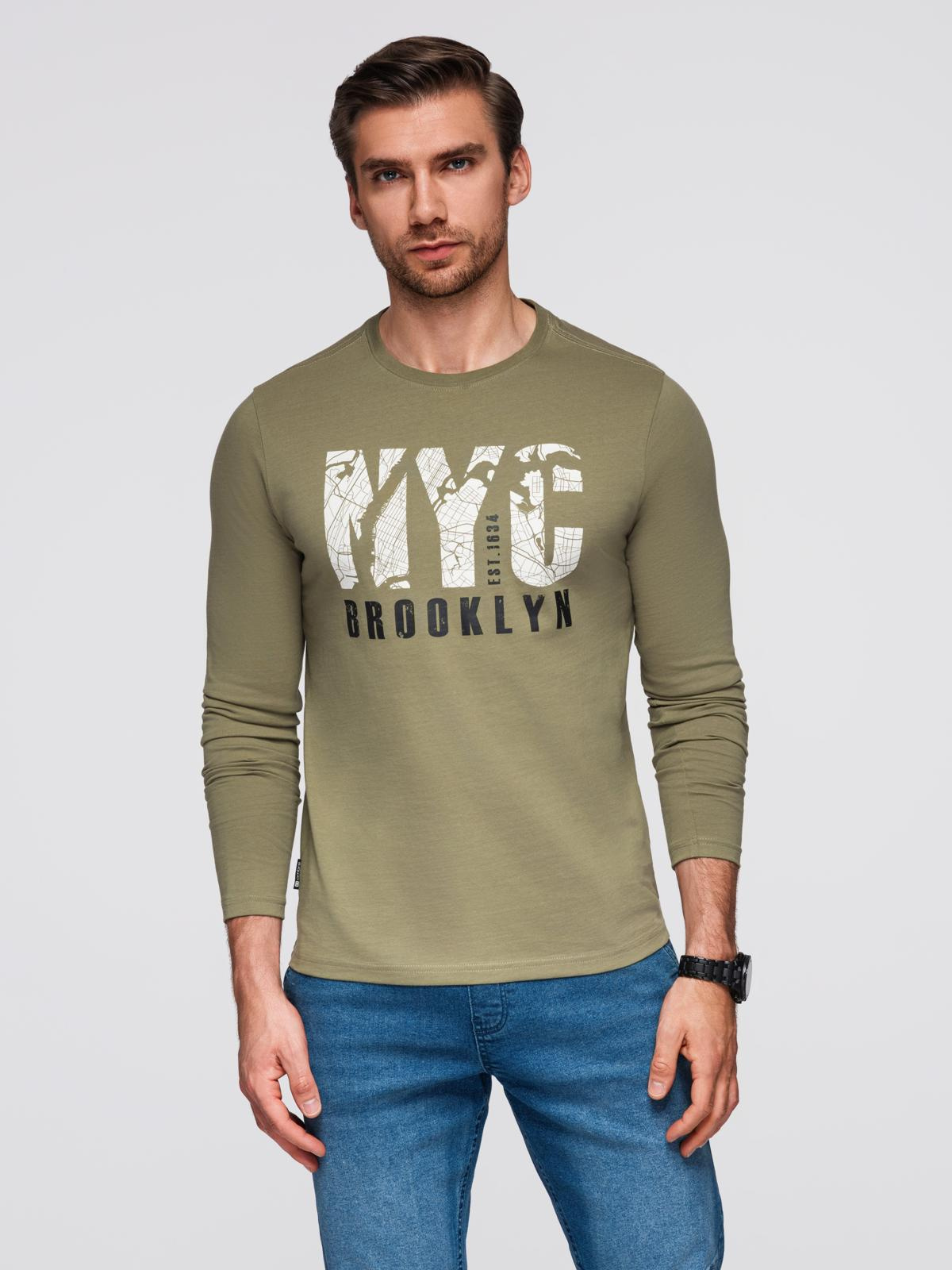 Ombre Clothing meeste pikkade käistega T-särk trükisega - Image 9