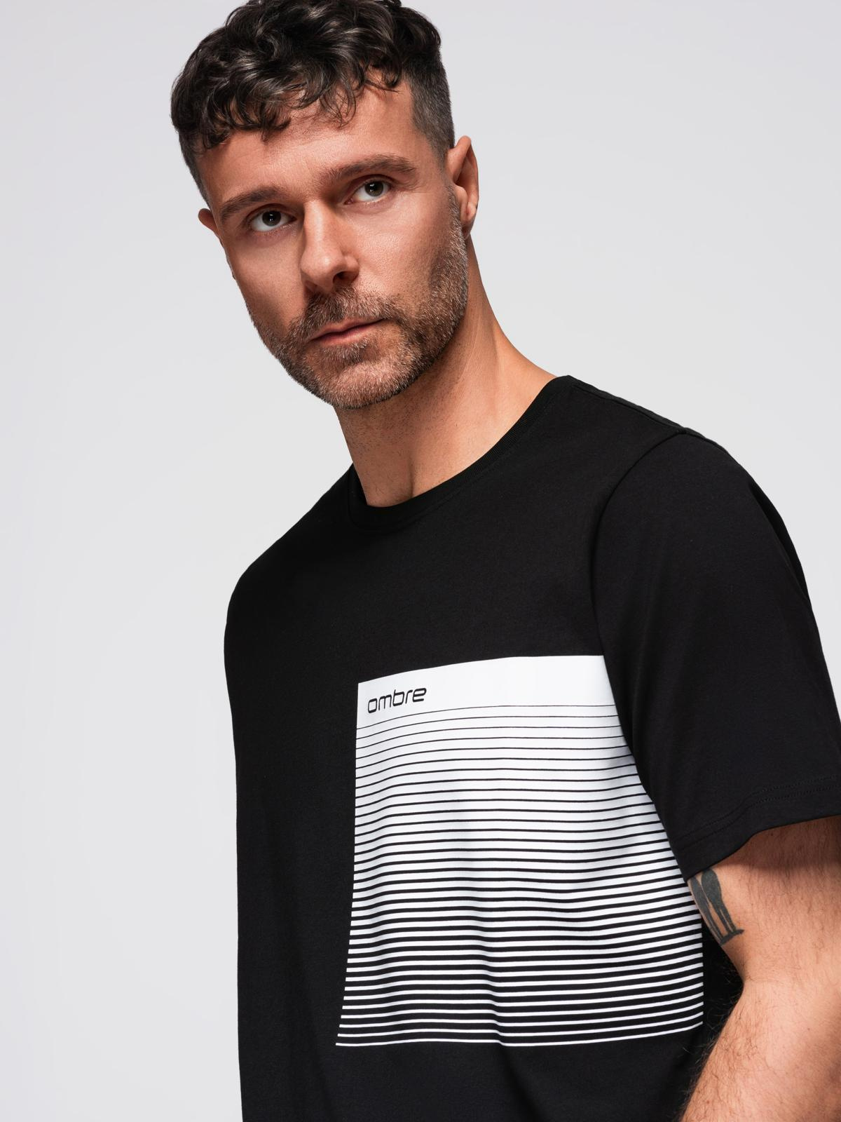 Meeste ümara kaelusega T-särk Ombre Clothing - Image 9