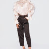 Ombre Clothing naiste pluus satside ja pitsdetailiga - Thumbnail Image 2