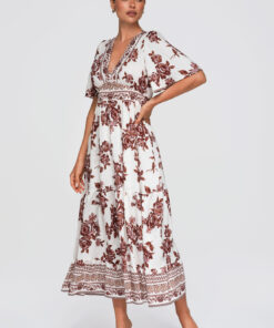 Ombre Clothing lilleline naiste maksikleit