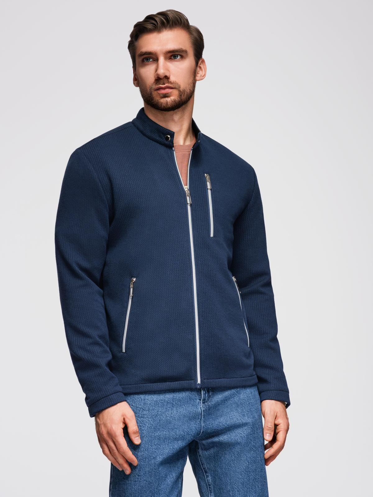 Meeste tõmblukuga püstkraega jakk Ombre Clothing - Image 5