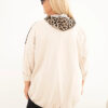 Plus Size naiste viskoosist kapuutsiga pusa pantrümustriga detailidega - Thumbnail Image 55