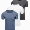 Meeste puuvillaste T-särkide komplekt Ombre (3 tk) - Thumbnail Image 34