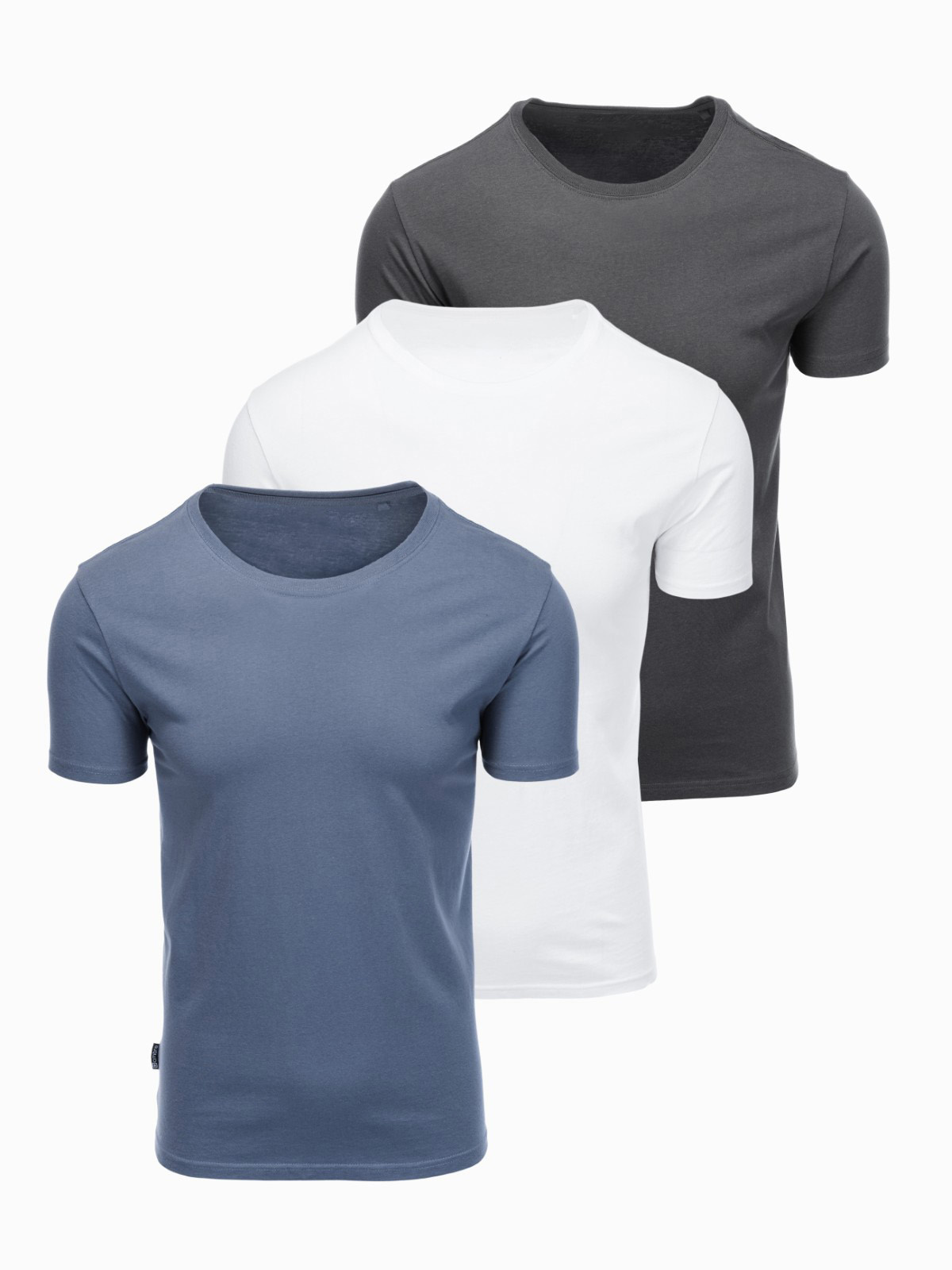 Meeste puuvillaste T-särkide komplekt Ombre (3 tk) - Image 34