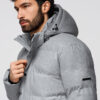 Meeste tepitud kapuutsiga jope Ombre Clothing - Thumbnail Image 2